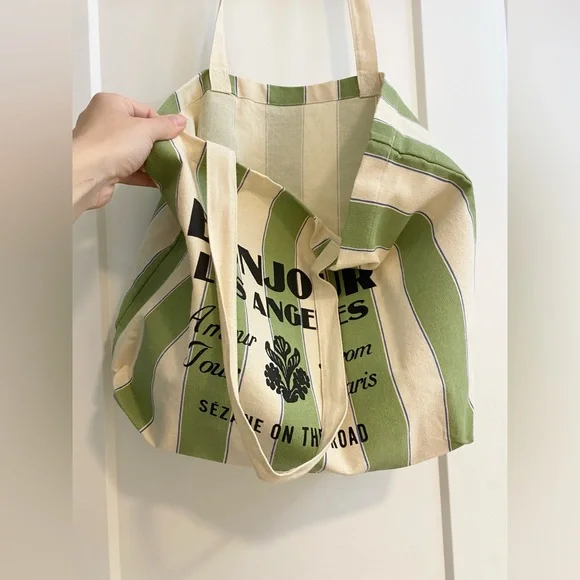 Sézane on the Road canvas tote bag - Picture 3 of 5